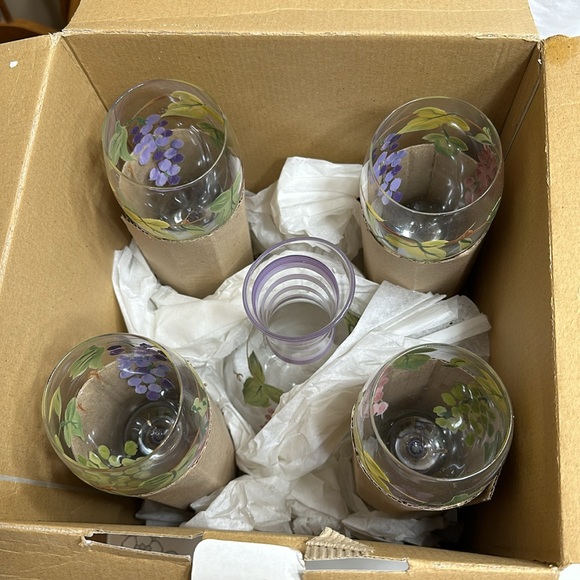 Wine Carafe & wine goblets set - Picture 11 of 15